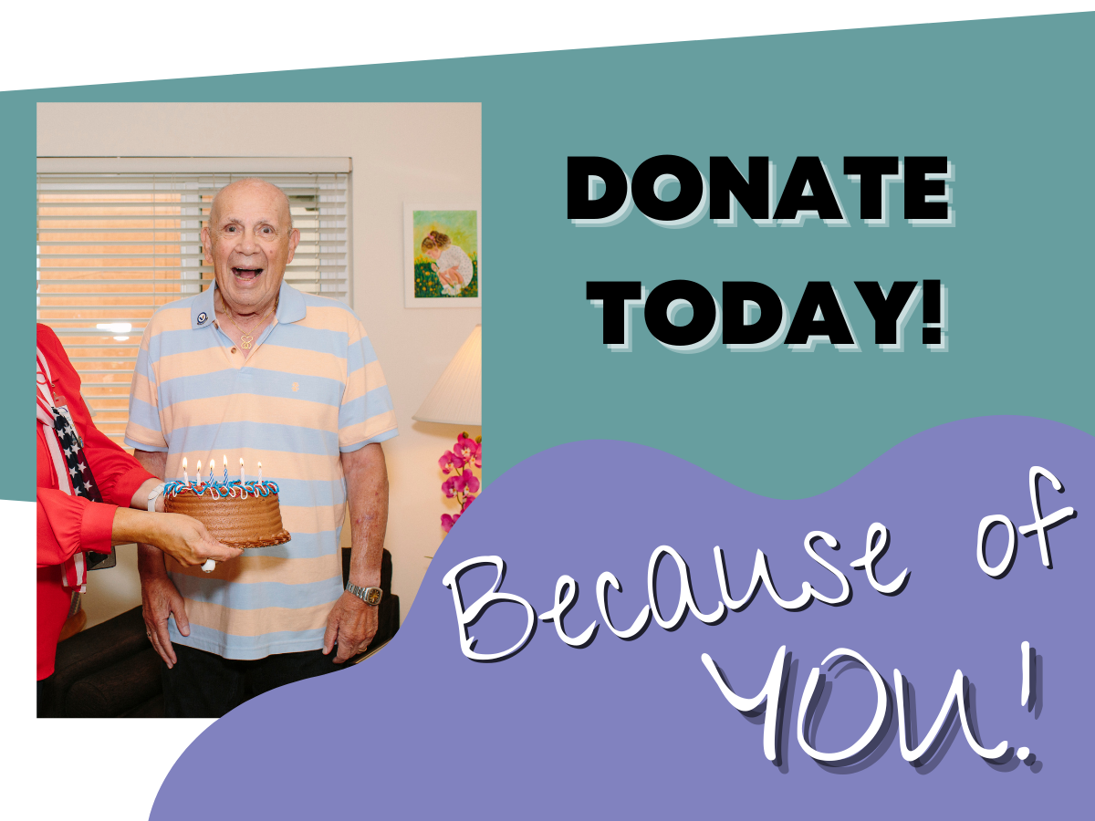 Because of You - Donate Today!