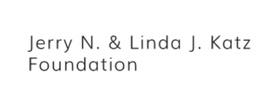 Logo of the Jerry N. Linda Katz Foundation, featuring a distinctive design representing their philanthropic mission.