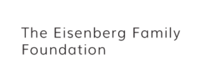 Eisenberg Family Foundation logo featuring a distinctive design representing philanthropy and community support.